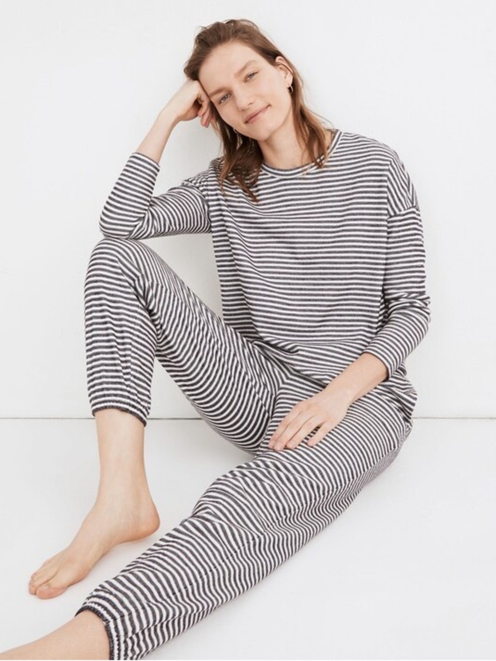 Madewell Striped Saunter lounge pants